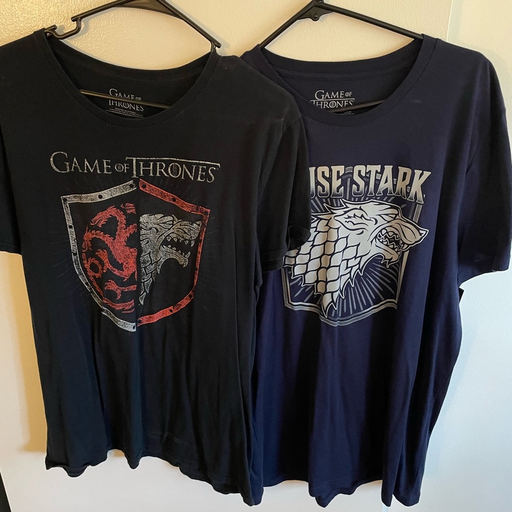 Game of thrones t shirts